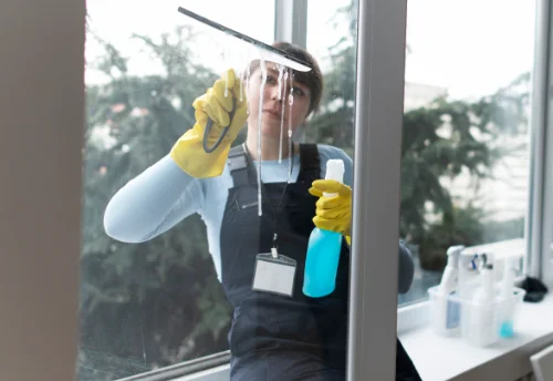Nettoyage de vitres intérieures et extérieures à Voussac